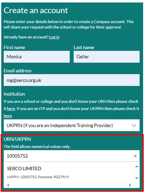 How to create a Compass account (ITPs) – Compass Help Centre